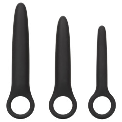 Boundless Calexotics Kit de 3 Plugs Silicone Dilatro Trio Boundless Noirs